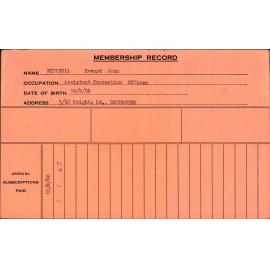 Members Records 1960-1967