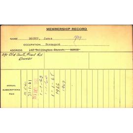 Members Records 1960-1967