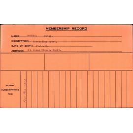 Members Records 1960-1967