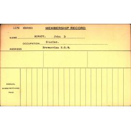 Members Records 1960-1967
