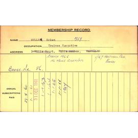 Members Records 1960-1967