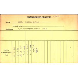 Members Records 1960-1967