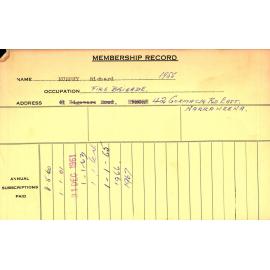 Members Records 1960-1967