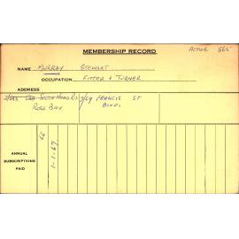 Members Records 1960-1967