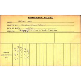 Members Records 1960-1967