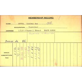 Members Records 1960-1967