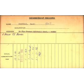 Members Records 1960-1967