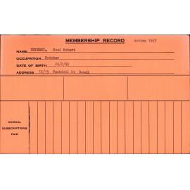 Members Records 1960-1967