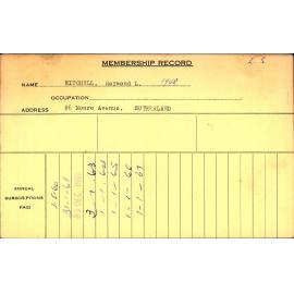 Members Records 1960-1967