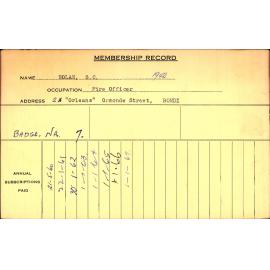 Members Records 1960-1967