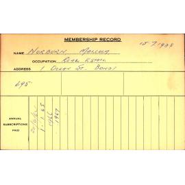 Members Records 1960-1967