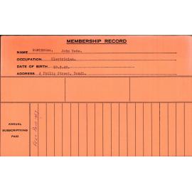 Members Records 1960-1967