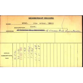 Members Records 1960-1967