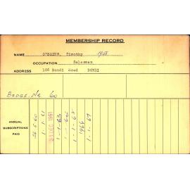 Members Records 1960-1967