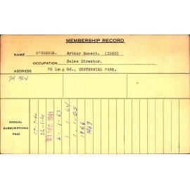 Members Records 1960-1967