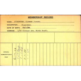 Members Records 1960-1967