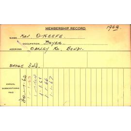 Members Records 1960-1967