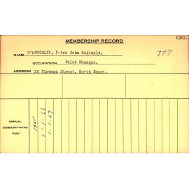 Members Records 1960-1967