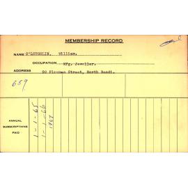 Members Records 1960-1967