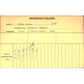 Members Records 1960-1967