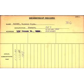 Members Records 1960-1967