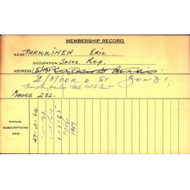 Members Records 1960-1967