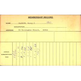 Members Records 1960-1967