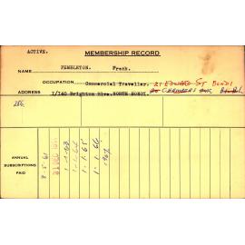 Members Records 1960-1967