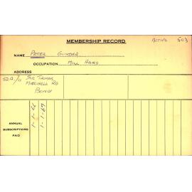 Members Records 1960-1967