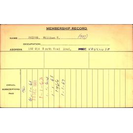 Members Records 1960-1967