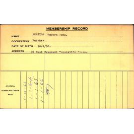 Members Records 1960-1967
