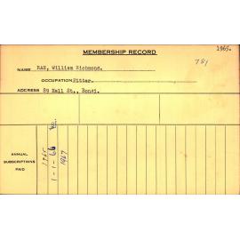 Members Records 1960-1967