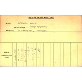 Members Records 1960-1967
