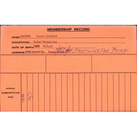 Members Records 1960-1967