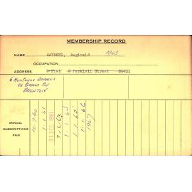 Members Records 1960-1967