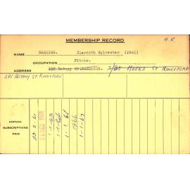 Members Records 1960-1967