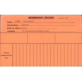 Members Records 1960-1967