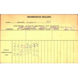 Members Records 1960-1967