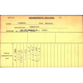Members Records 1960-1967