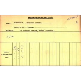 Members Records 1960-1967