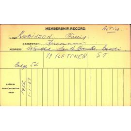 Members Records 1960-1967