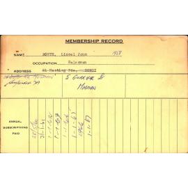 Members Records 1960-1967