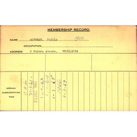 Members Records 1960-1967