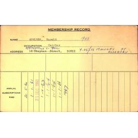 Members Records 1960-1967