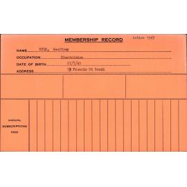 Members Records 1960-1967