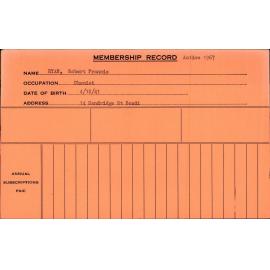Members Records 1960-1967