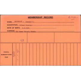 Members Records 1960-1967