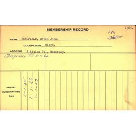 Members Records 1960-1967