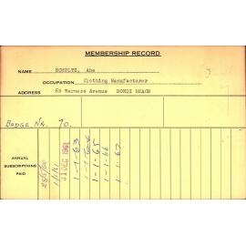 Members Records 1960-1967