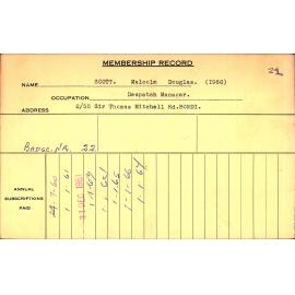 Members Records 1960-1967